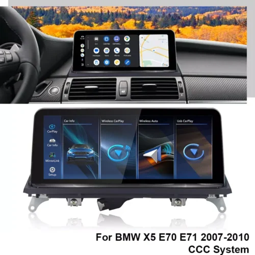 bmw 10.25inch x5 e70 x6 2007-2010 ccc 8+128